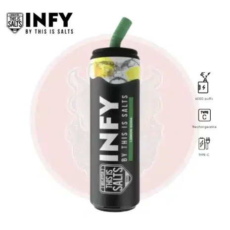INFY 6000 Puffs เลม่อนโซดา INFY 6000 Puffs เลม่อนโซดา