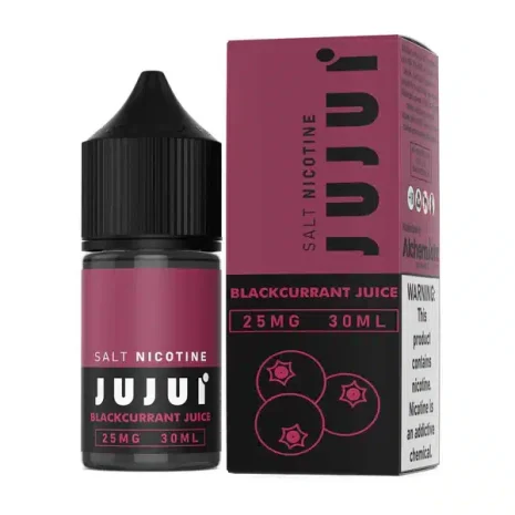 JUJUI แบล็คเคอร์เรนท์ ซอลนิค(Salt Nic) JUJUI แบล็คเคอร์เรนท์ ซอลนิค(Salt Nic)