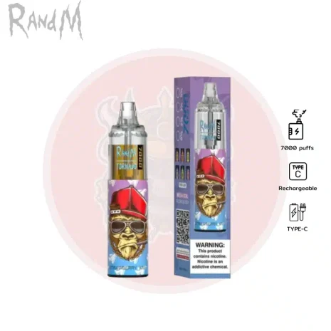 Randm 7000 Puffs น้ำมะนาวบลูราซ Randm 7000 Puffs น้ำมะนาวบลูราซ