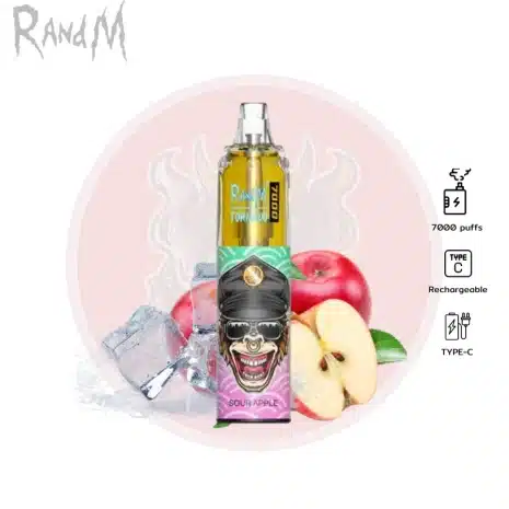 Randm 7000 Puffs แอปเปิ้ลเปรี้ยว Randm 7000 Puffs แอปเปิ้ลเปรี้ยว