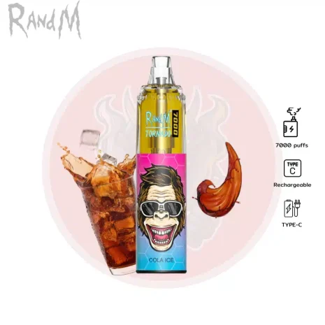 Randm 7000 Puffs โคล่าเย็น Randm 7000 Puffs โคล่าเย็น