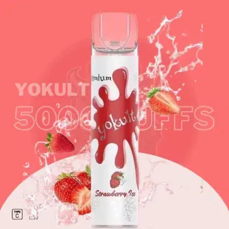 Yokult สตรอว์เบอร์รี เย็น Yokult สตรอว์เบอร์รี เย็น